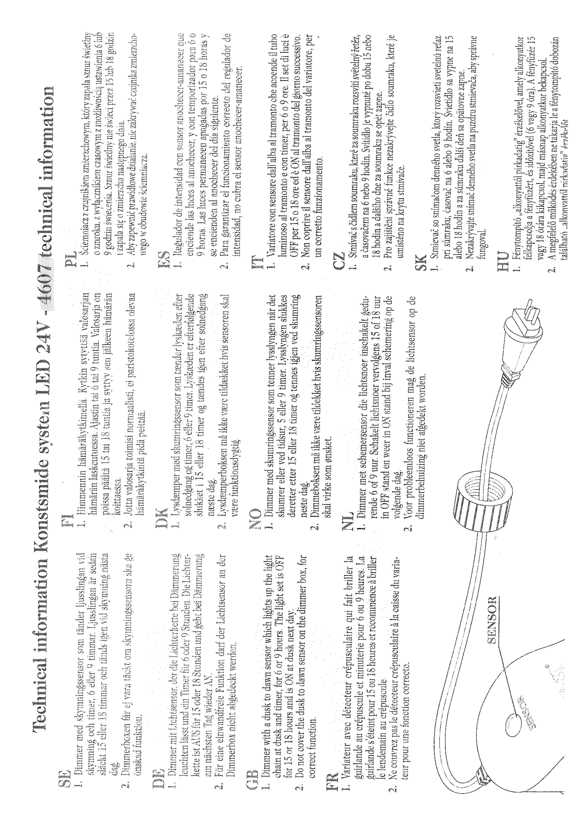 Konstsmide 4607 User guide