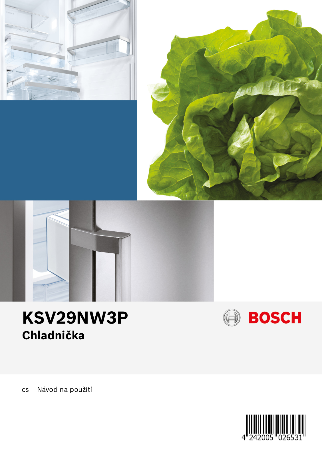 Bosch KSV29NW3P User Manual