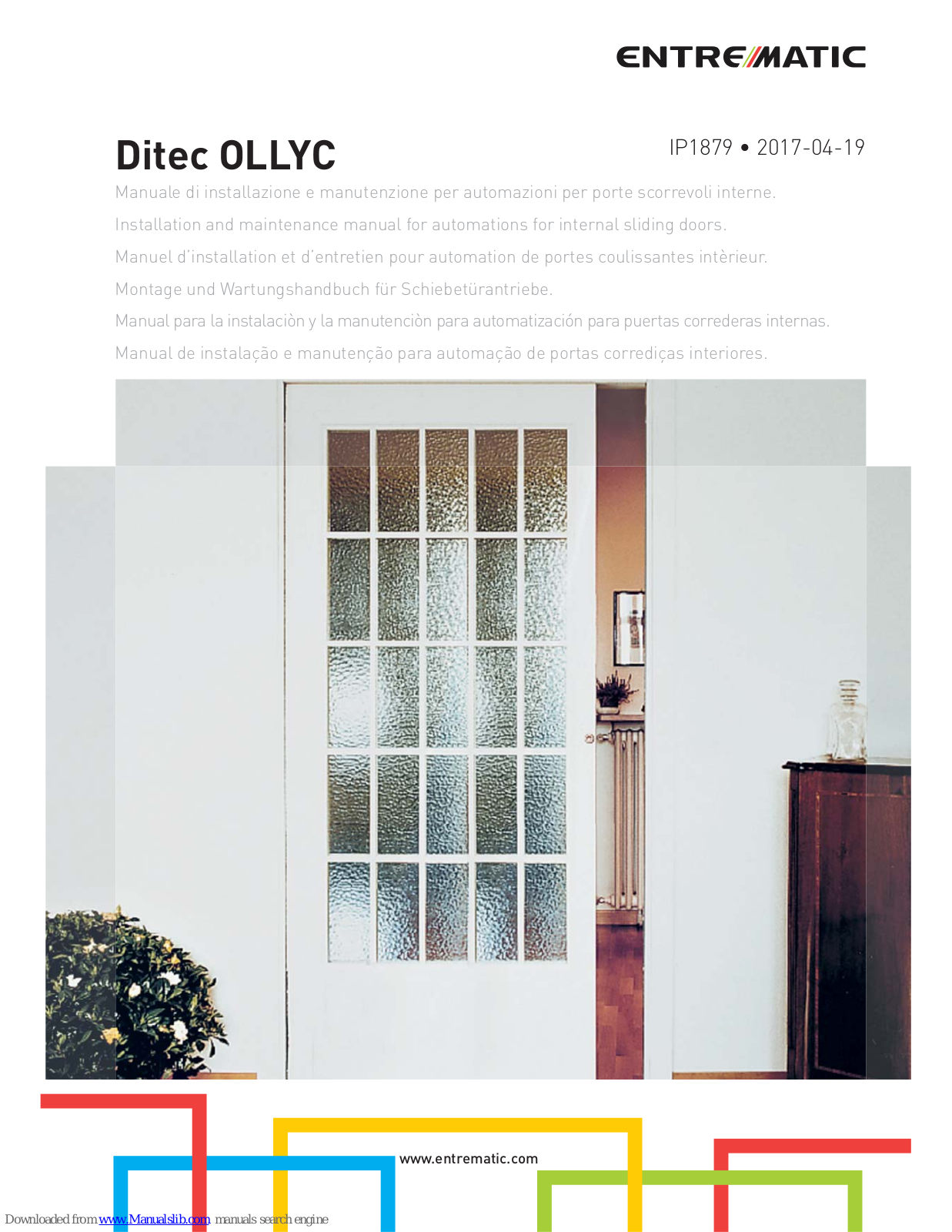 Entre Matic Ditec OLLYC Installation And Maintenance Manual