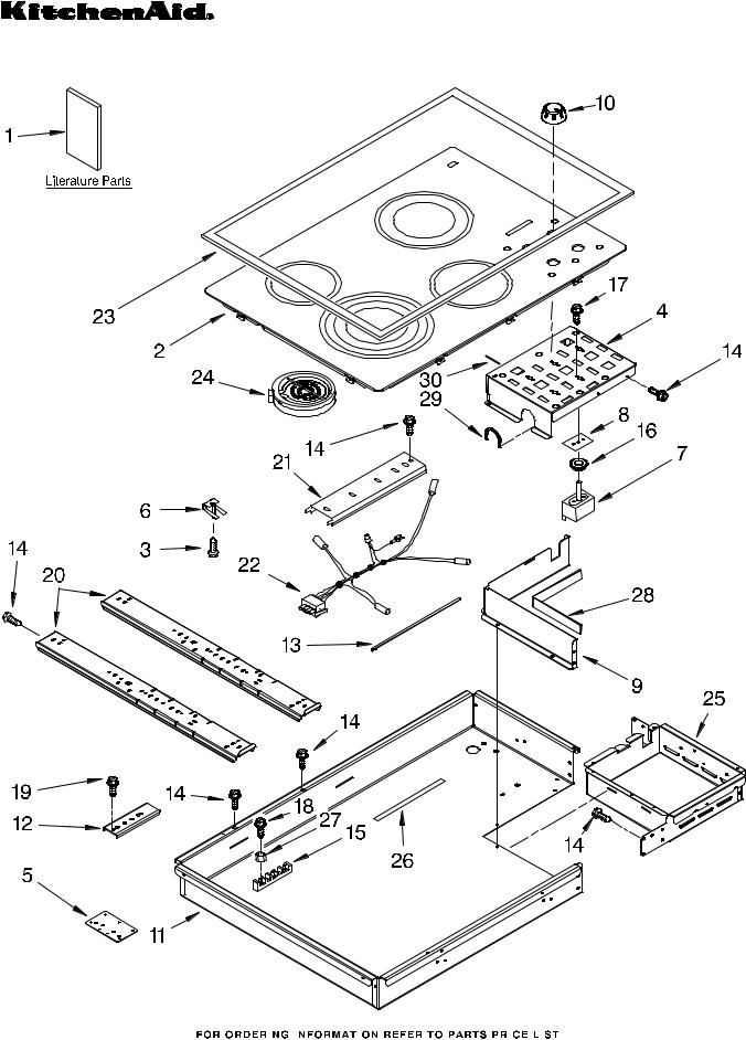 KitchenAid KECC507RSS04 Parts List