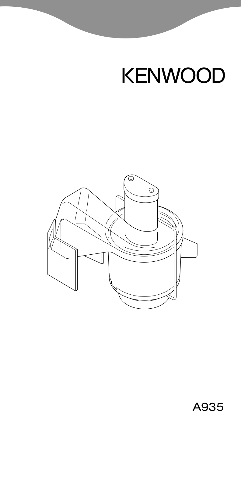 KENWOOD A935 User Manual