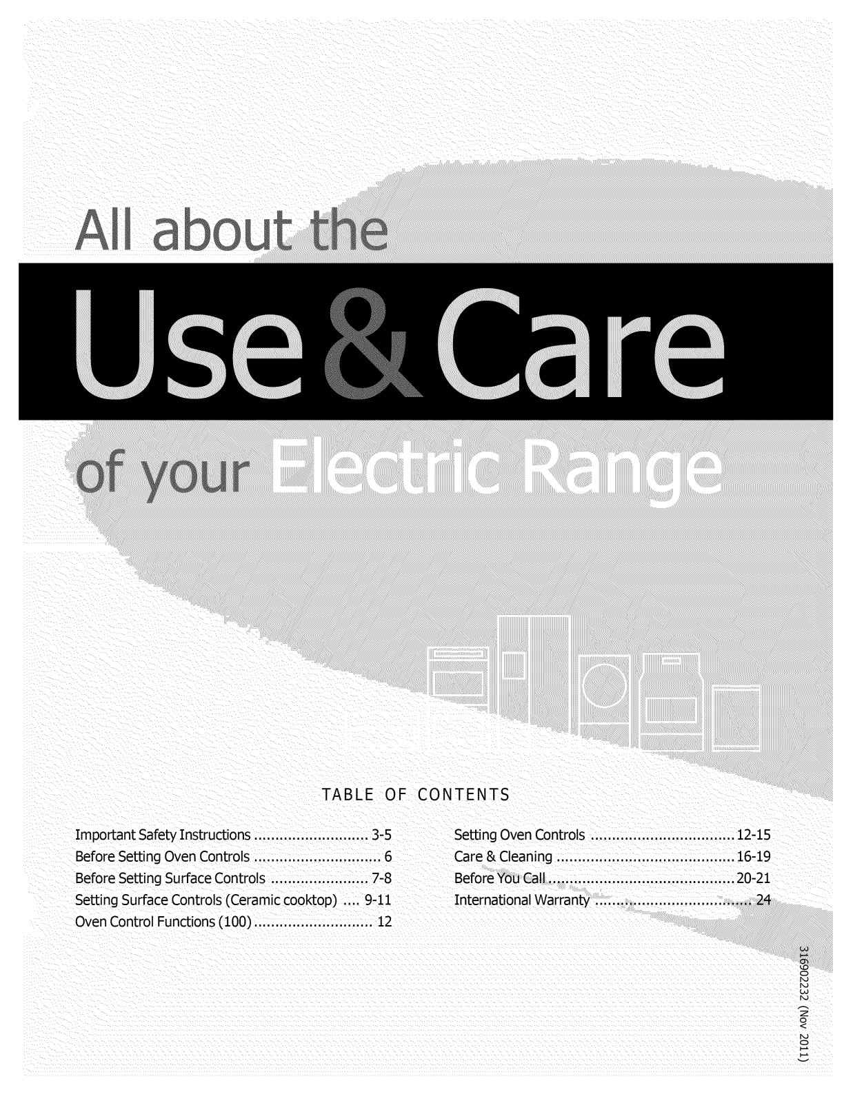 Frigidaire FFEF3012XSB, FFEF3012XSA Owner’s Manual