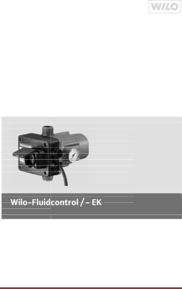 WILO Fluidcontrol-EK User Manual