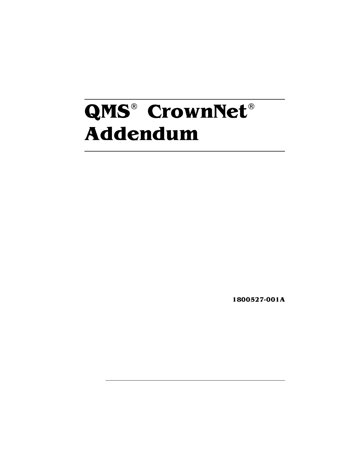 KONICA MINOLTA QMS CrownNet Guide