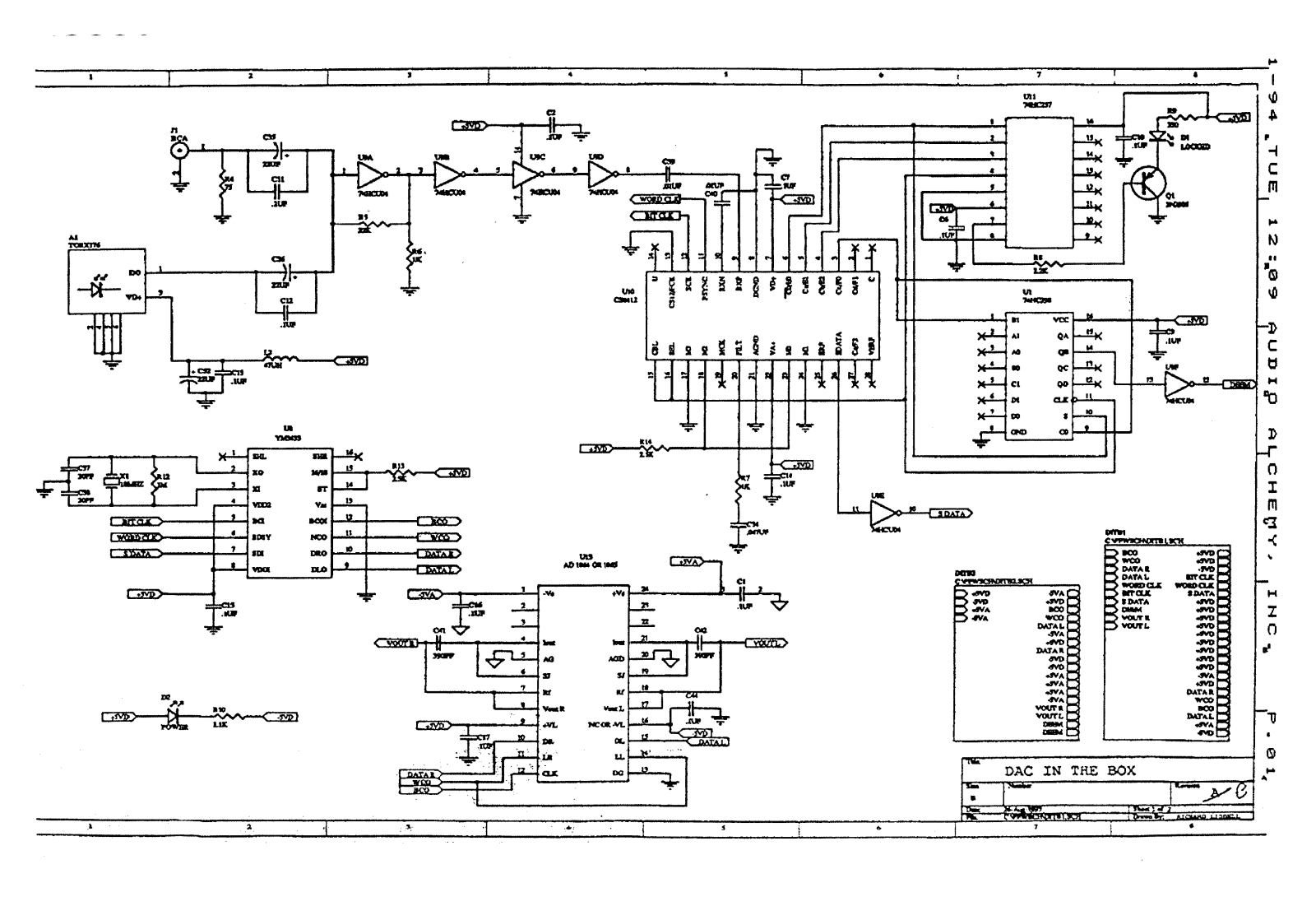 Audio Alchemy DAC in the Box Schematic - ManualMachine.com