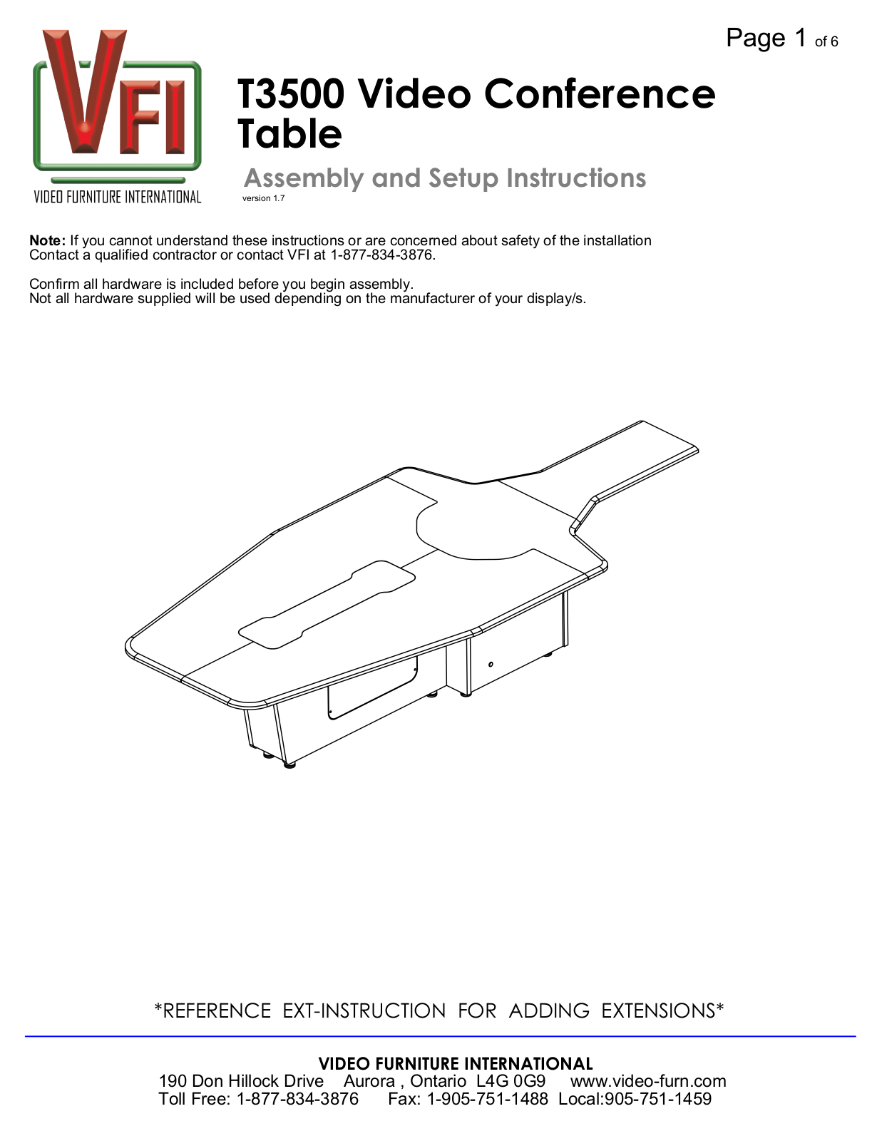 AVF T3500 T3 User Manual