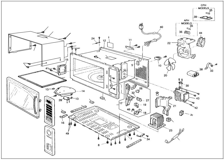 Wiring Diagram Panasonic Microwave Wiring Diagram