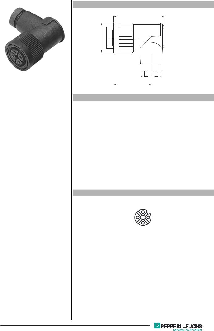 Pepperl Fuchs V18-W Data Sheet