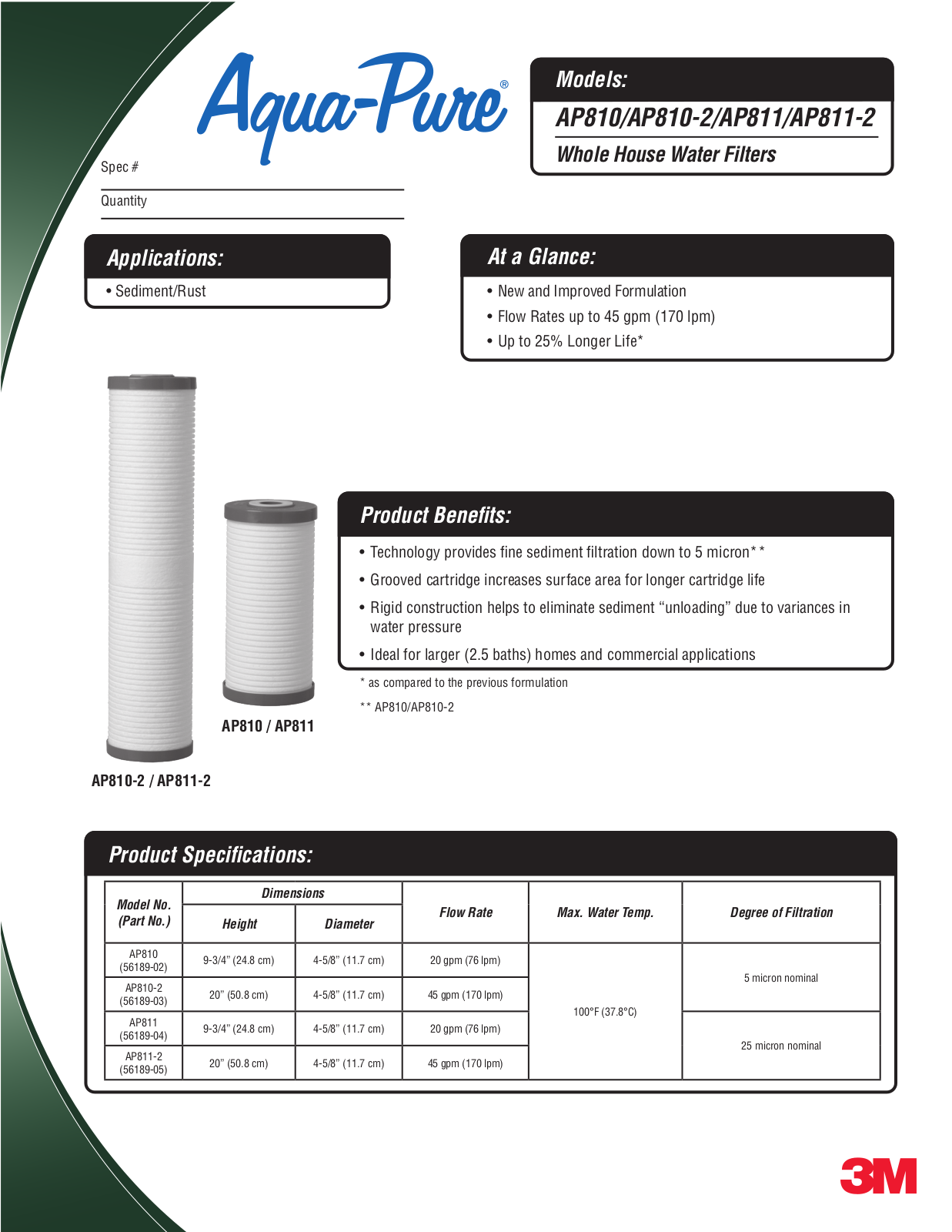 3M AP811 User Manual