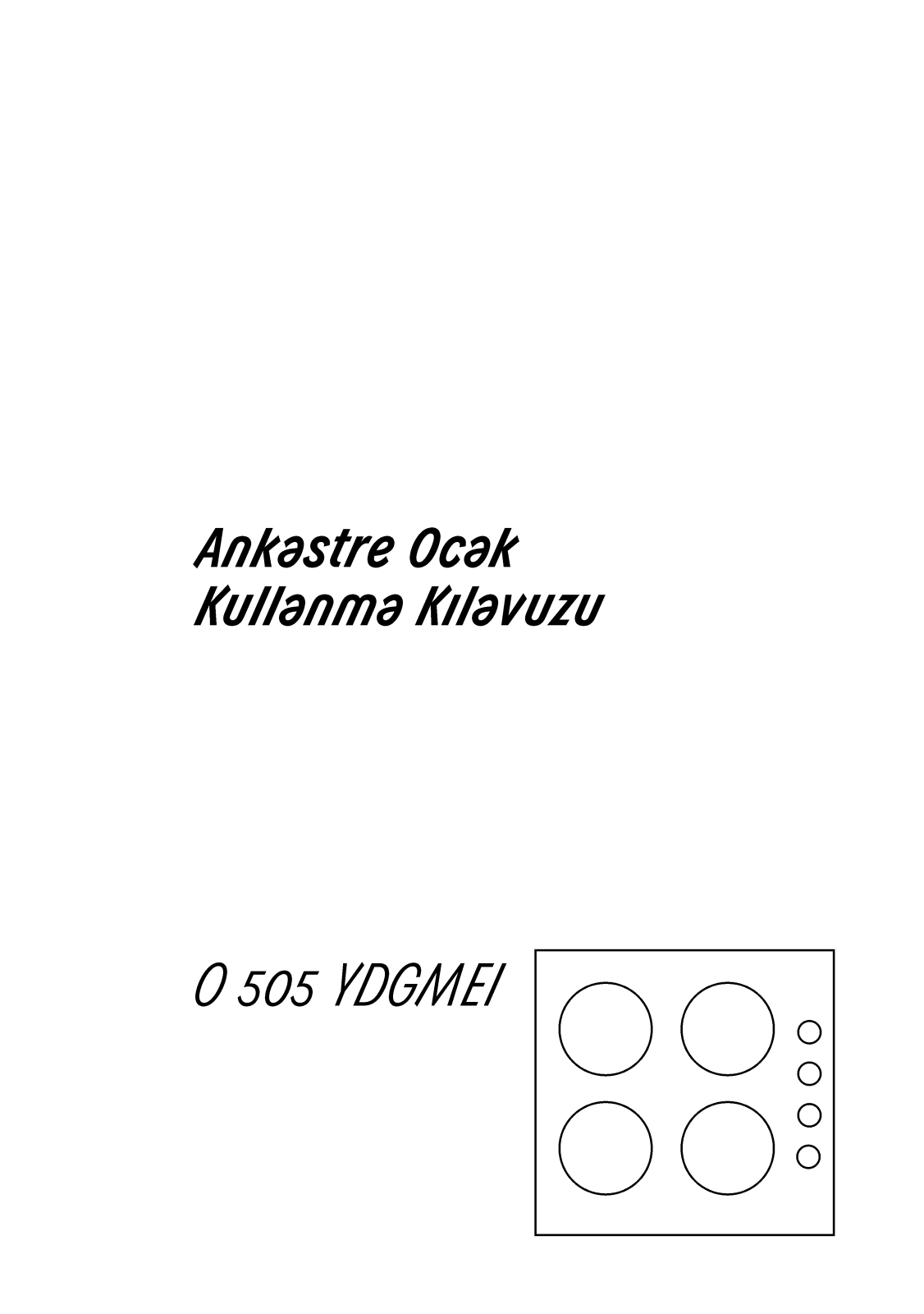 Arçelik O505YDGMEI User manual