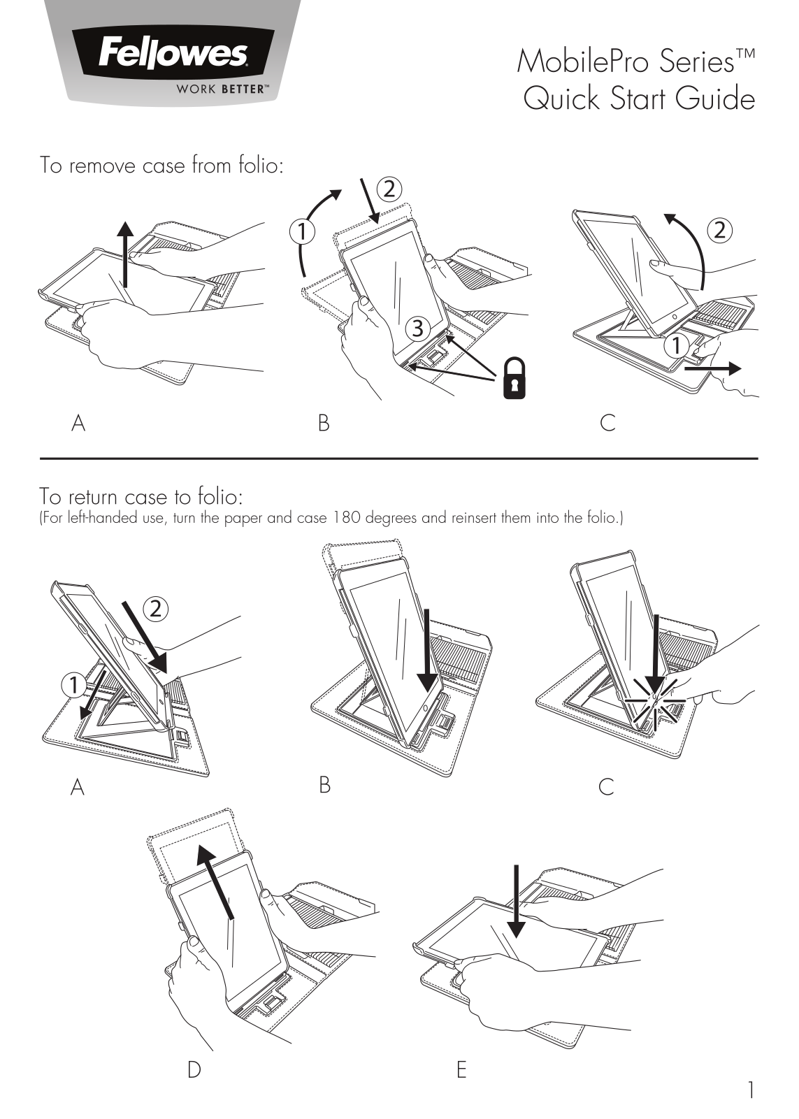 Fellowes 8202301 Quick Start Guide