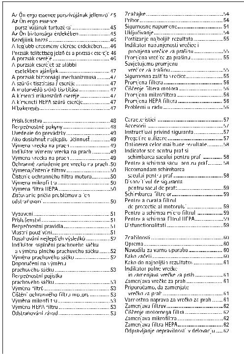 Aeg 4565, 4570, 4580, 4582, 4585 Operating Manual