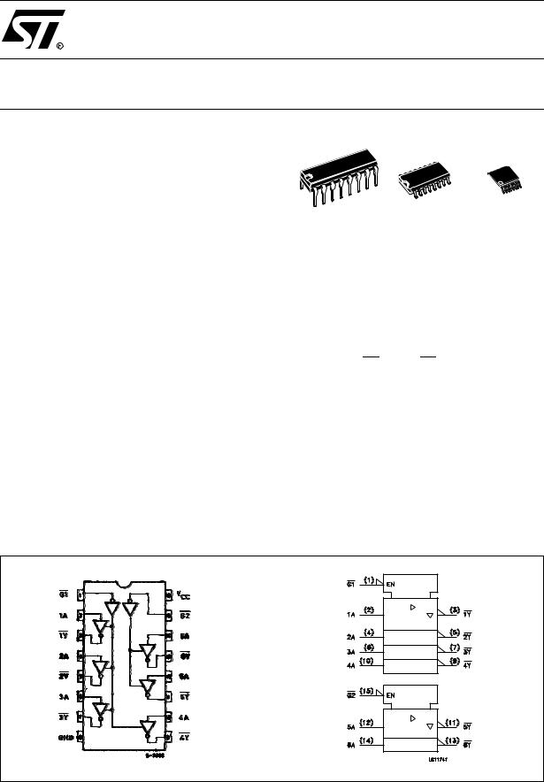 STMicroelectronics M74HC368 Technical data