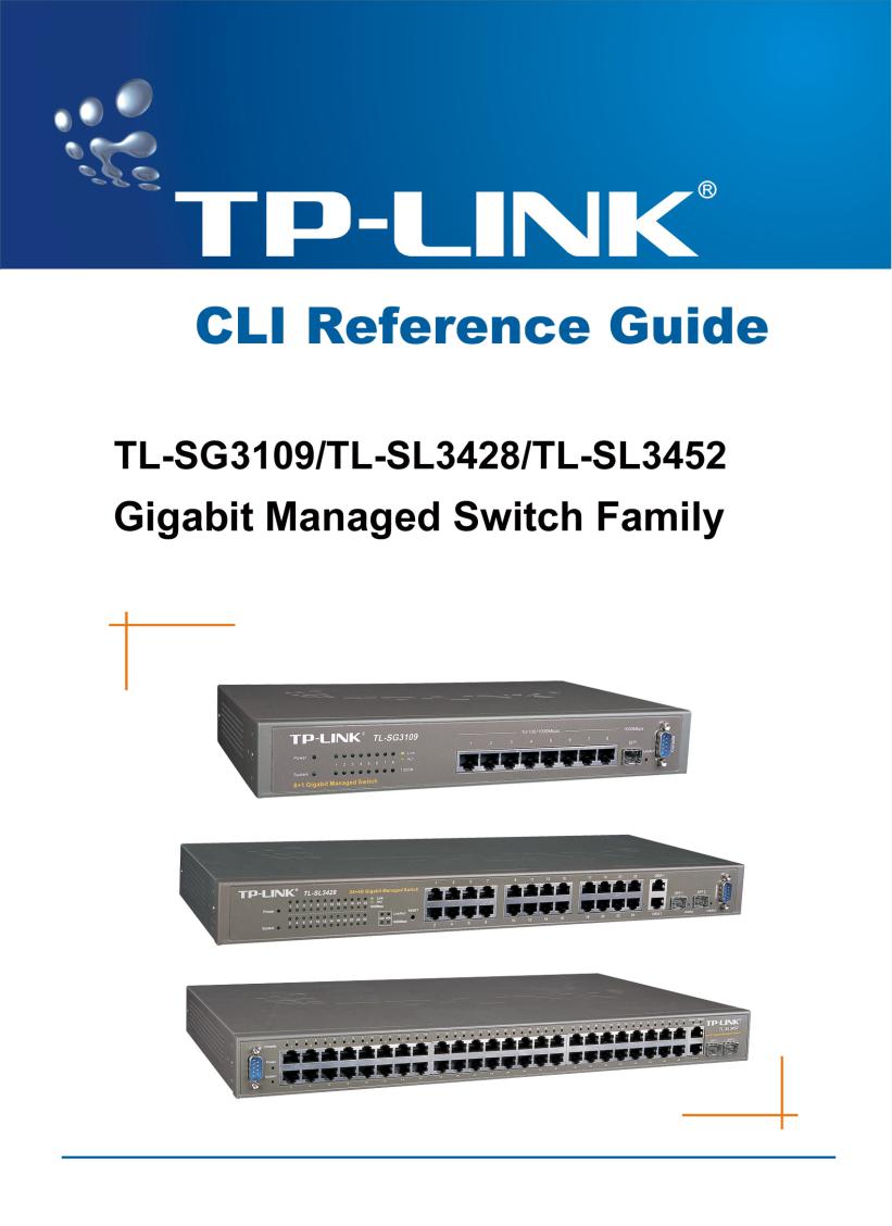 TP-Link TL-SL3428 CLI Reference Guide