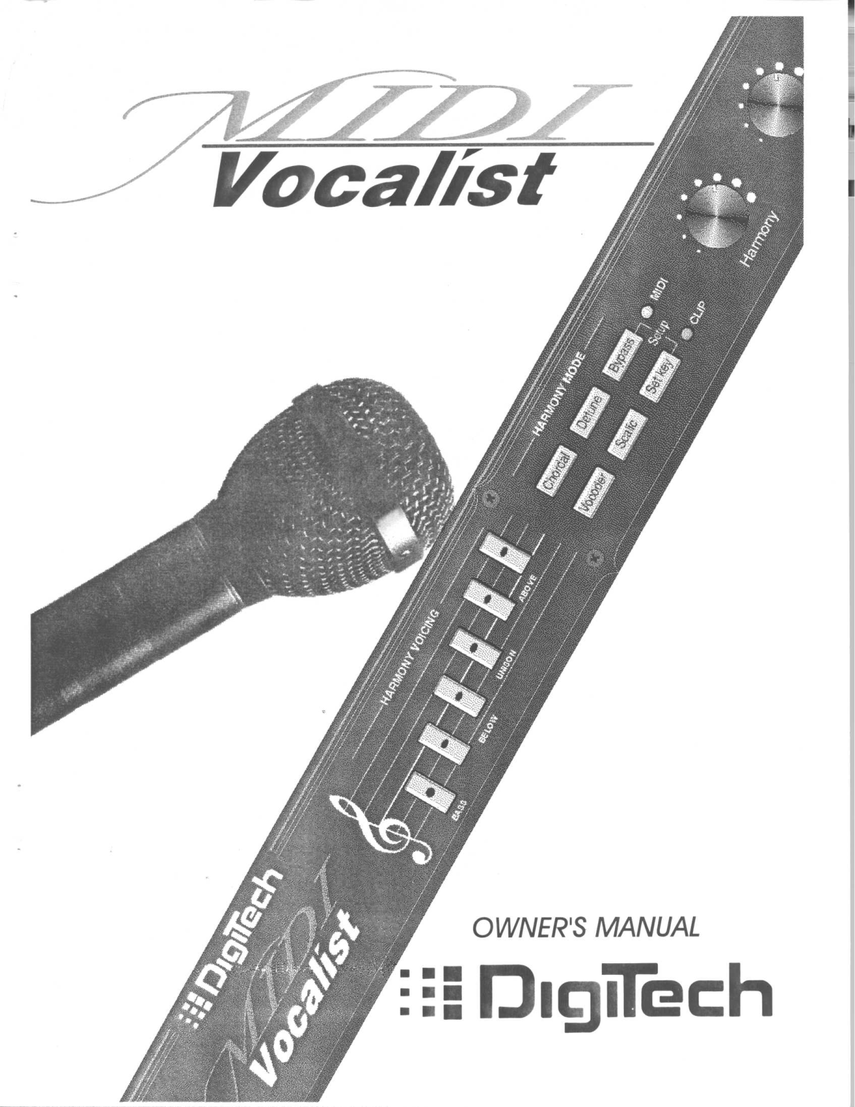 Digitech MIDI VOCALIST User Manual