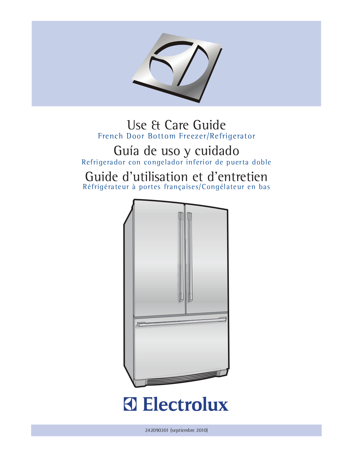 Electrolux 242090301 User Manual