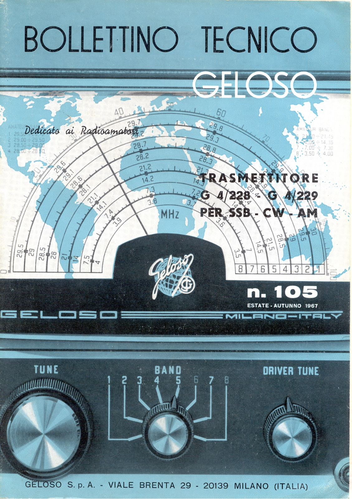 Geloso G4-228, G4-229 Service manual