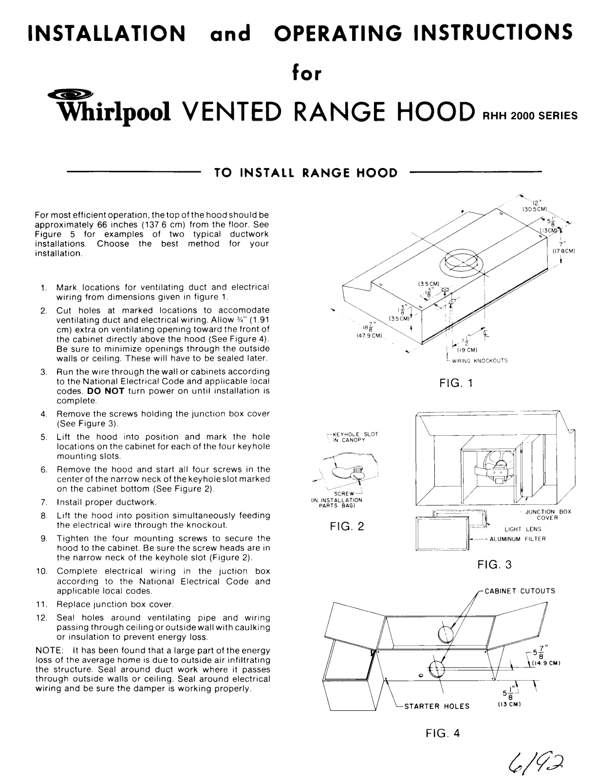 Whirlpool RHH 2000 User Manual - ManualMachine.com