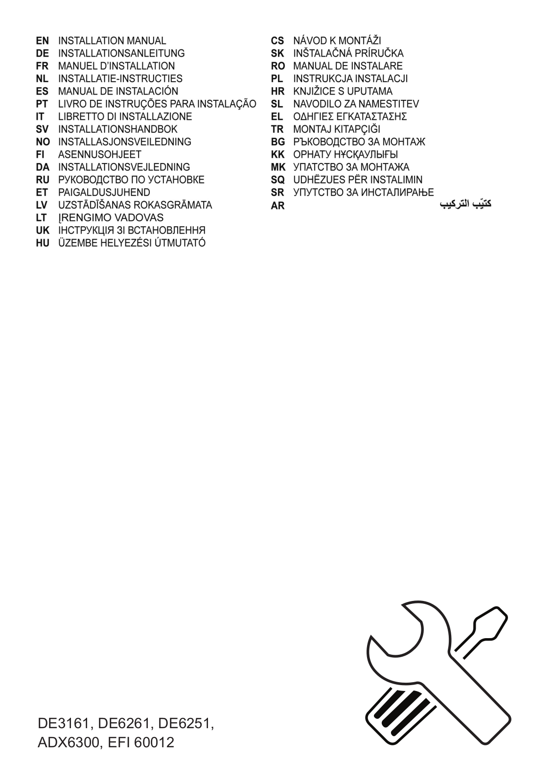 AEG DE6261-ML User Manual