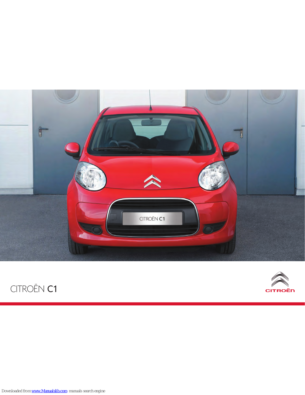 CITROEN C1 VT, C1 VTR Brochure - ManualMachine.com