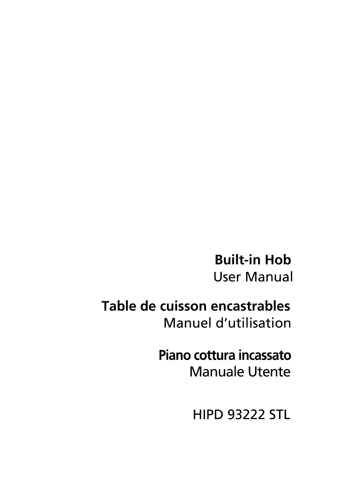 Beko HIPD 93222 STL User manual