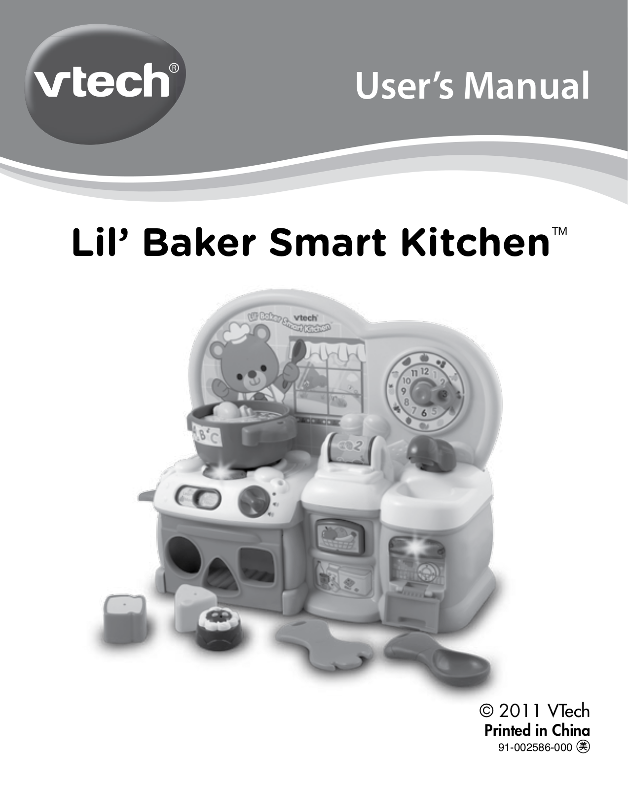 VTech Lil' Baker Smart Kitchen Owner's Manual