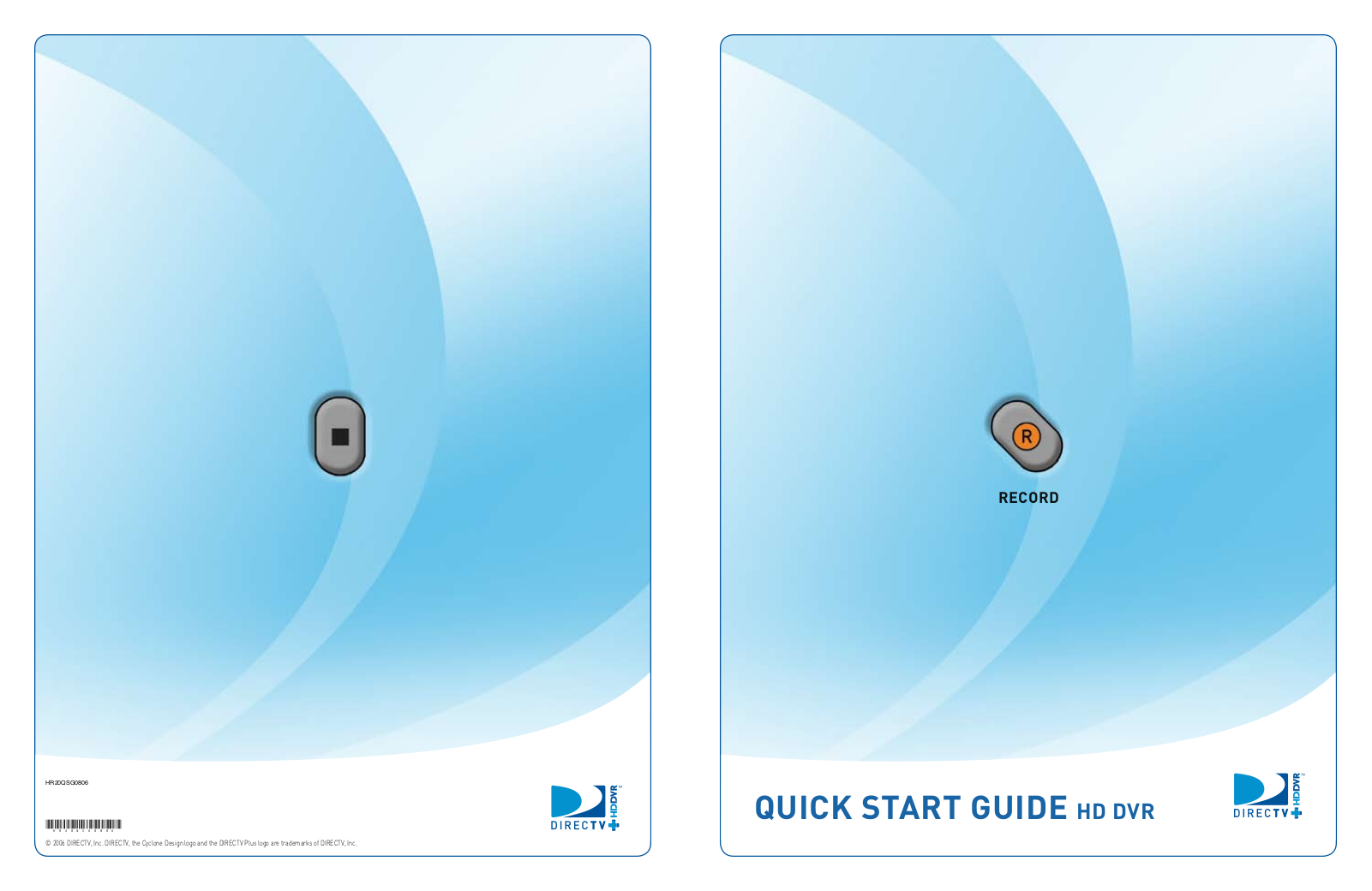 DirecTV HR20QSG0806 User Manual