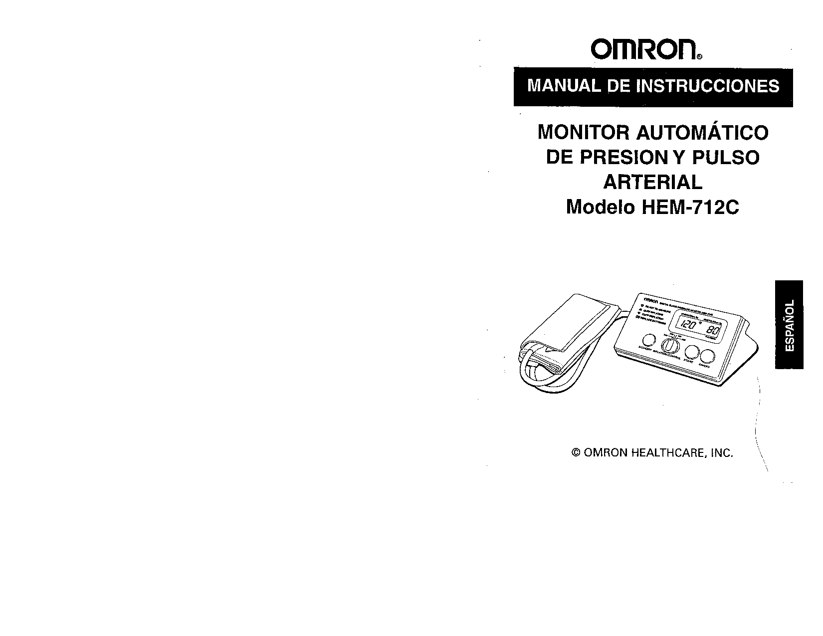 Omron HEM-712C User Manual