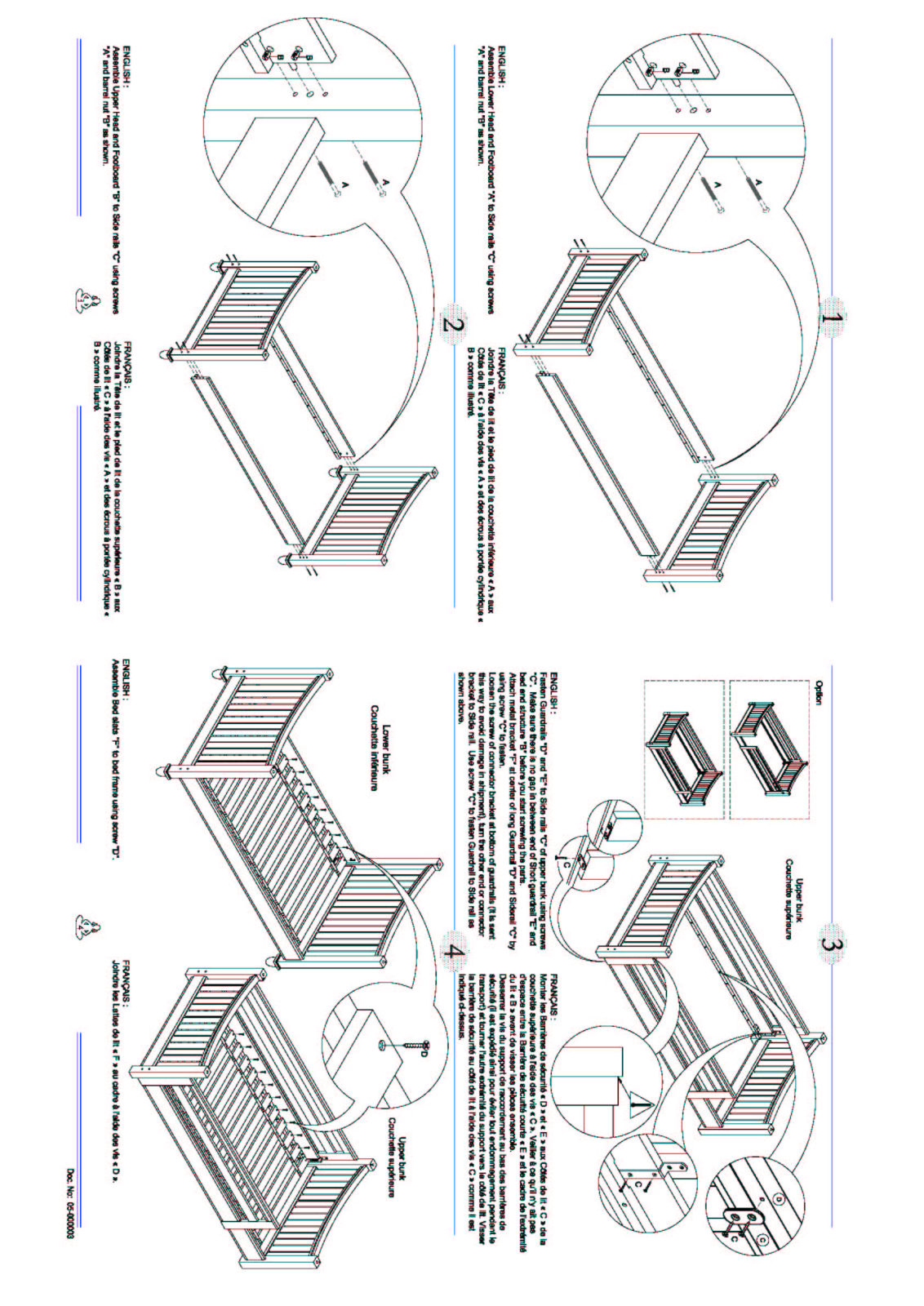 Pottery Barn Newbury Bunk Bed Assembly Instruction