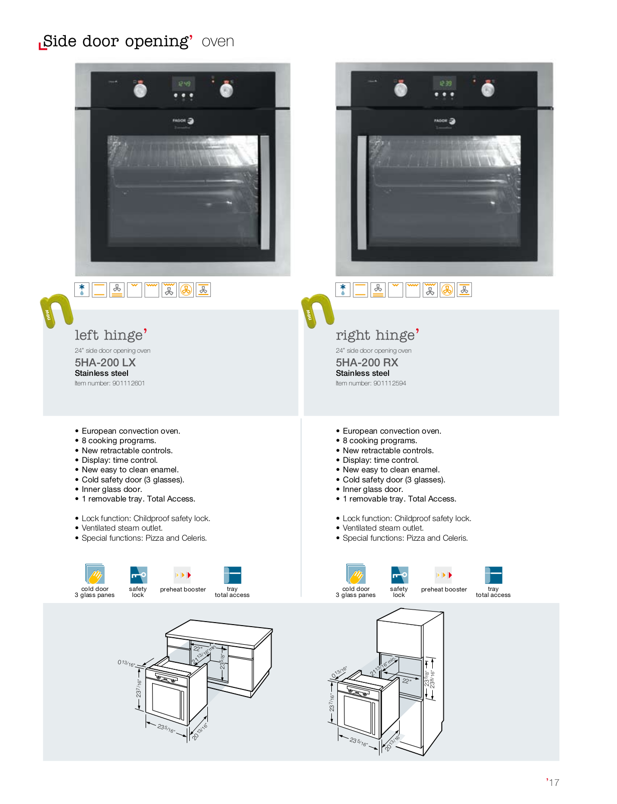 Fagor 5HA-200 LX DATASHEET