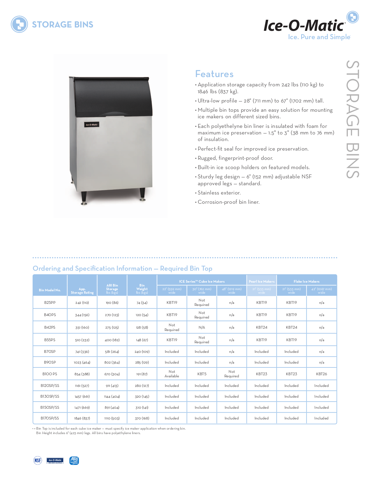 Ice-O-Matic B130SS User Manual