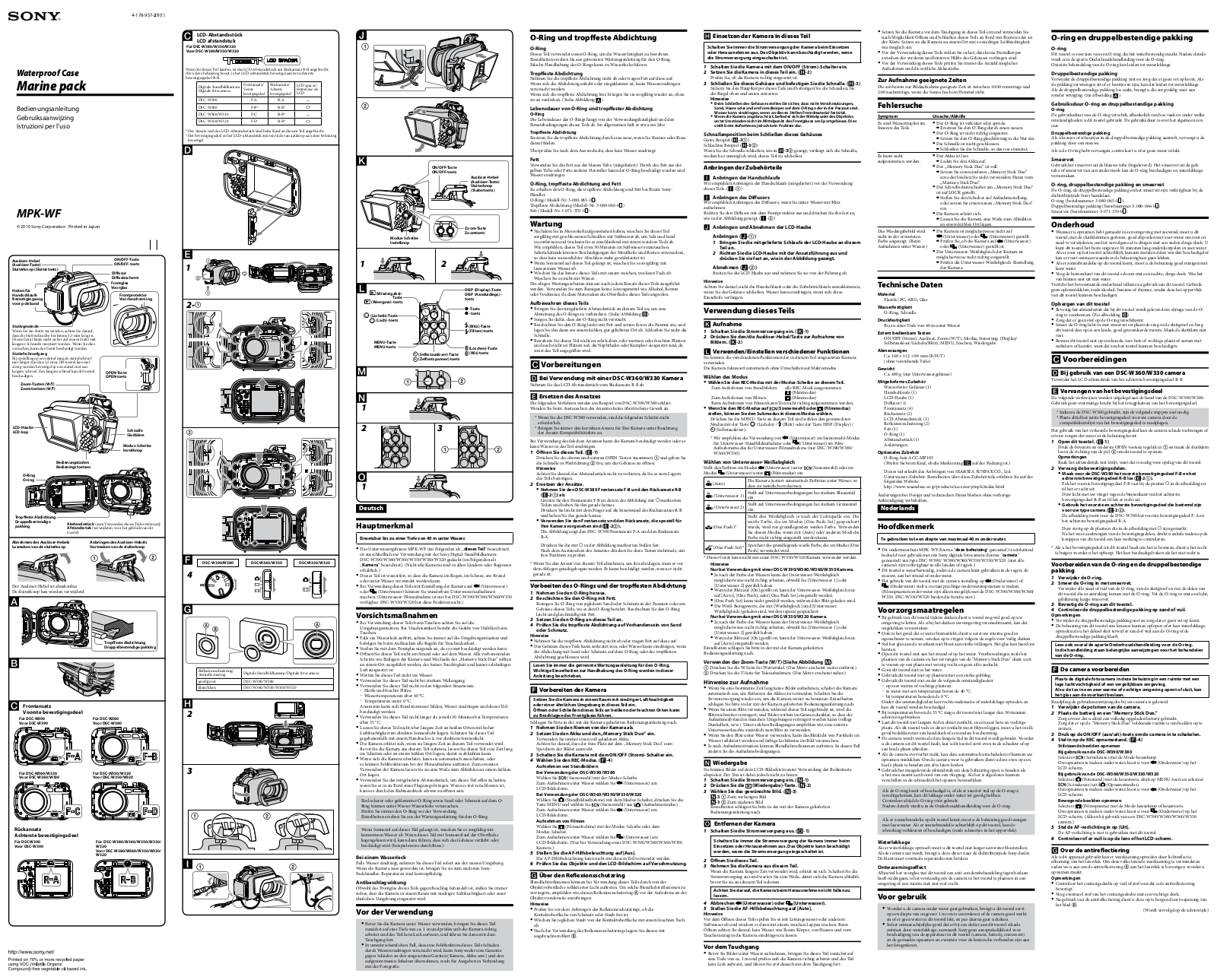 Sony MPK-WF User Manual