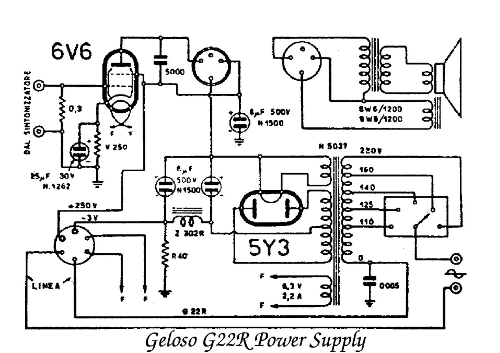 Geloso g22r schematic