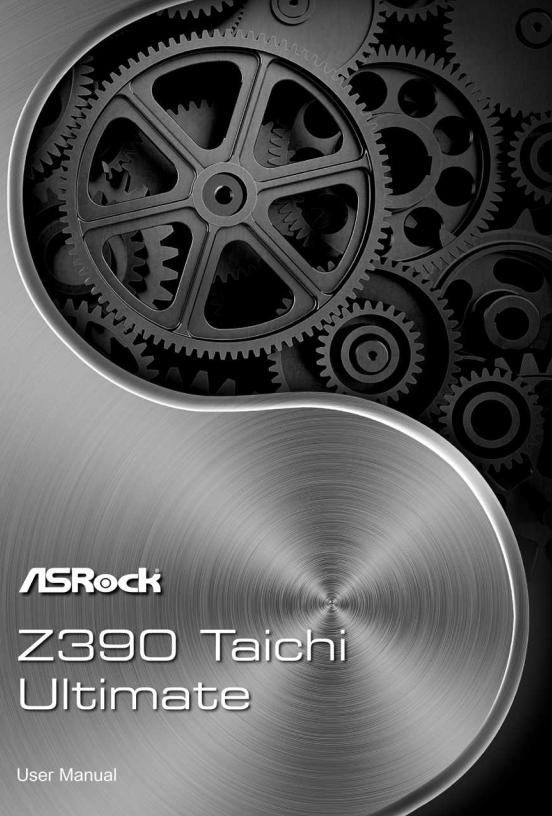 ASRock Z390 Taichi Ultimate operation manual