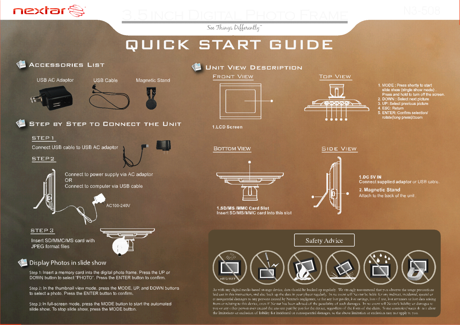 Nextar N3-508 User Manual