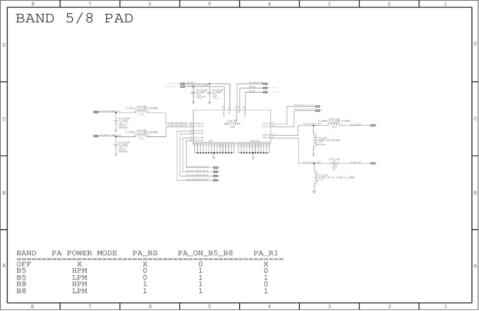 Apple iphone 5с schematics diagram