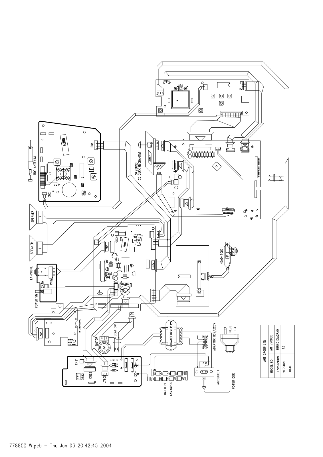 CCE RD 96X Diagram