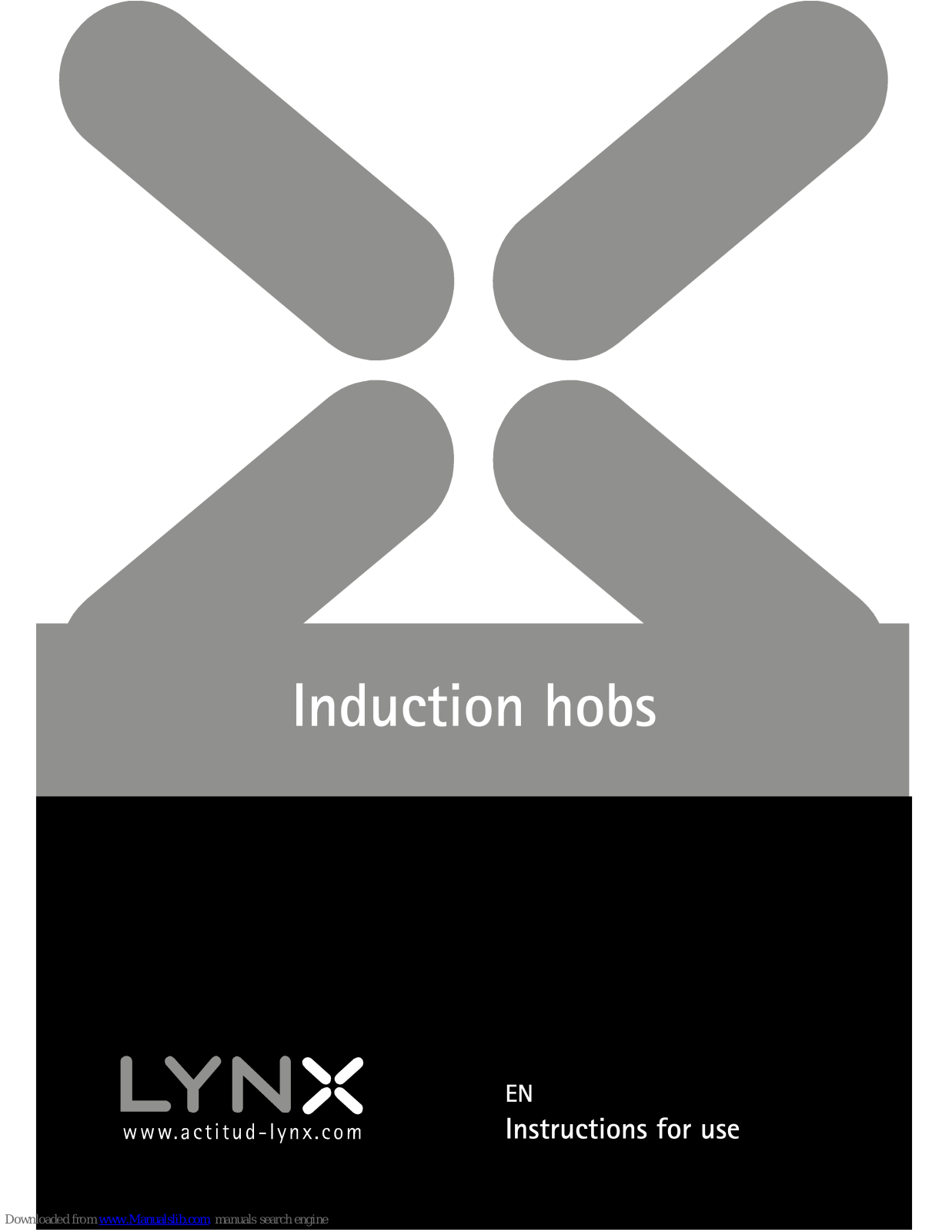 Lynx Induction hob Instructions For Use Manual