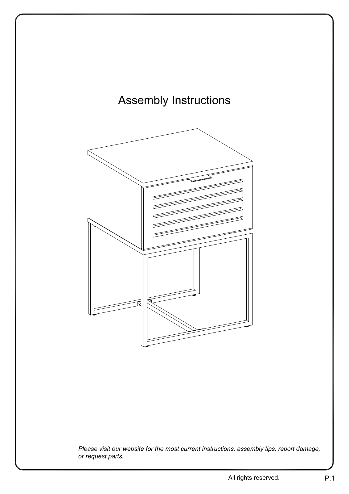 Foundstone W003129708 Assembly Instructions - ManualMachine.com