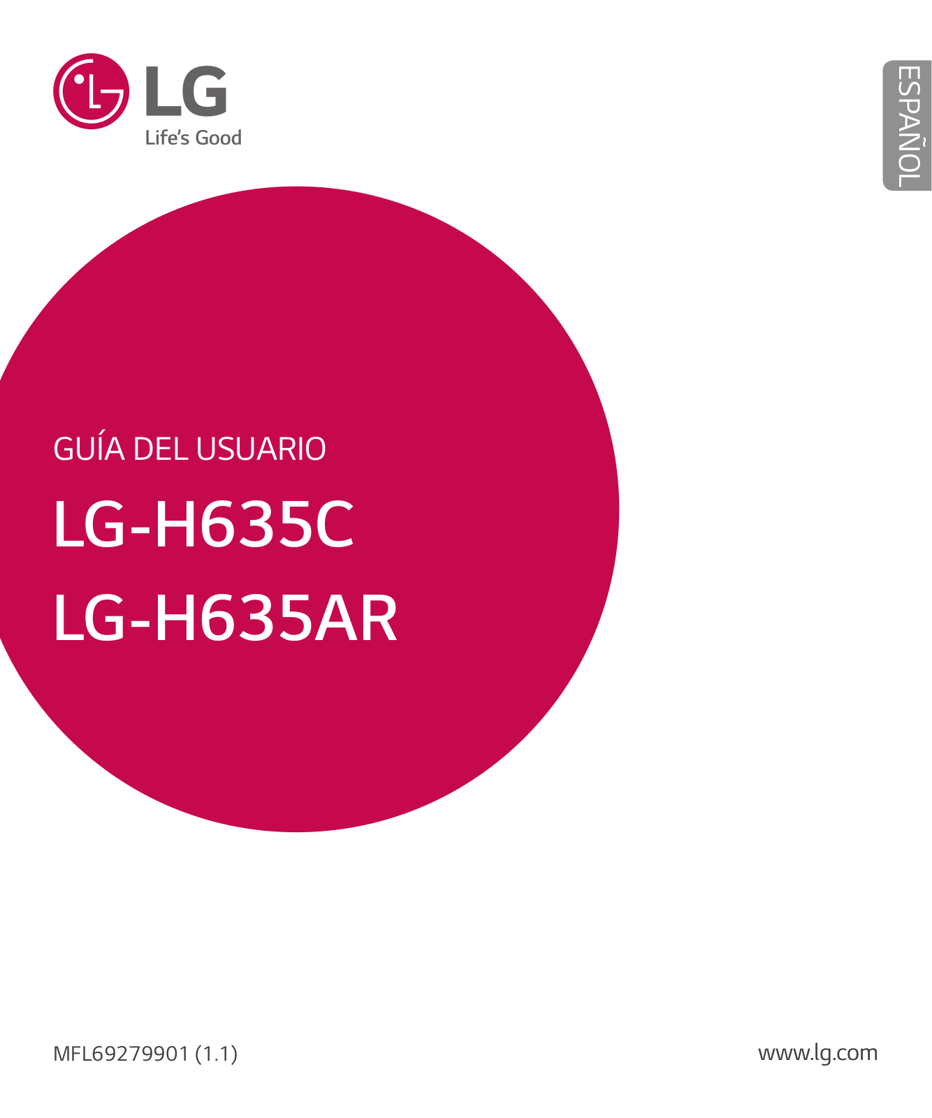 LG LGH635C, LGH635AR User Guide