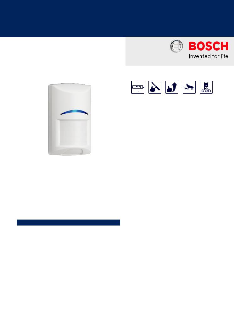 Bosch ISC-BDL2-WP6G, ISC-BDL2-WP12G, D7212GV3K1, ISC-BDL2-W12G Specsheet