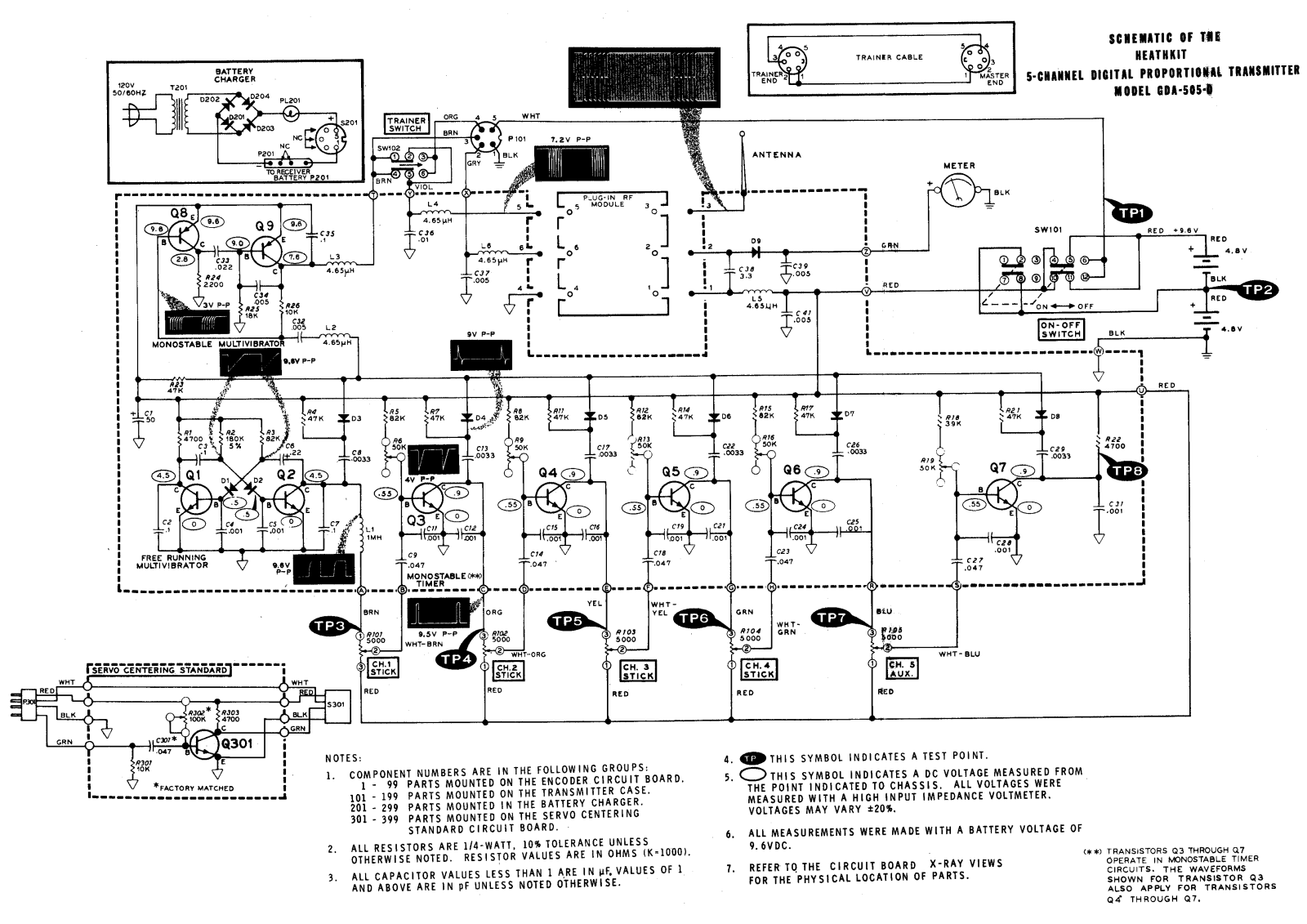 Heathkit gda 505 schematic