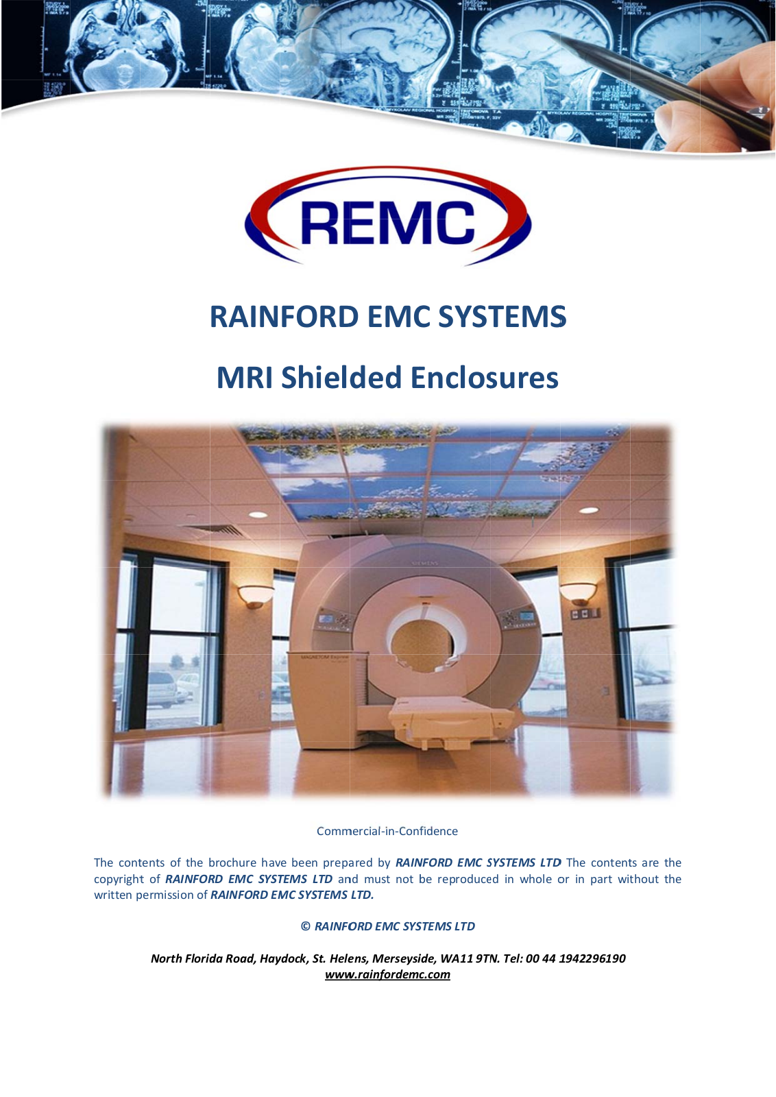 ORBIT FR Shielding for MRI rooms User Manual