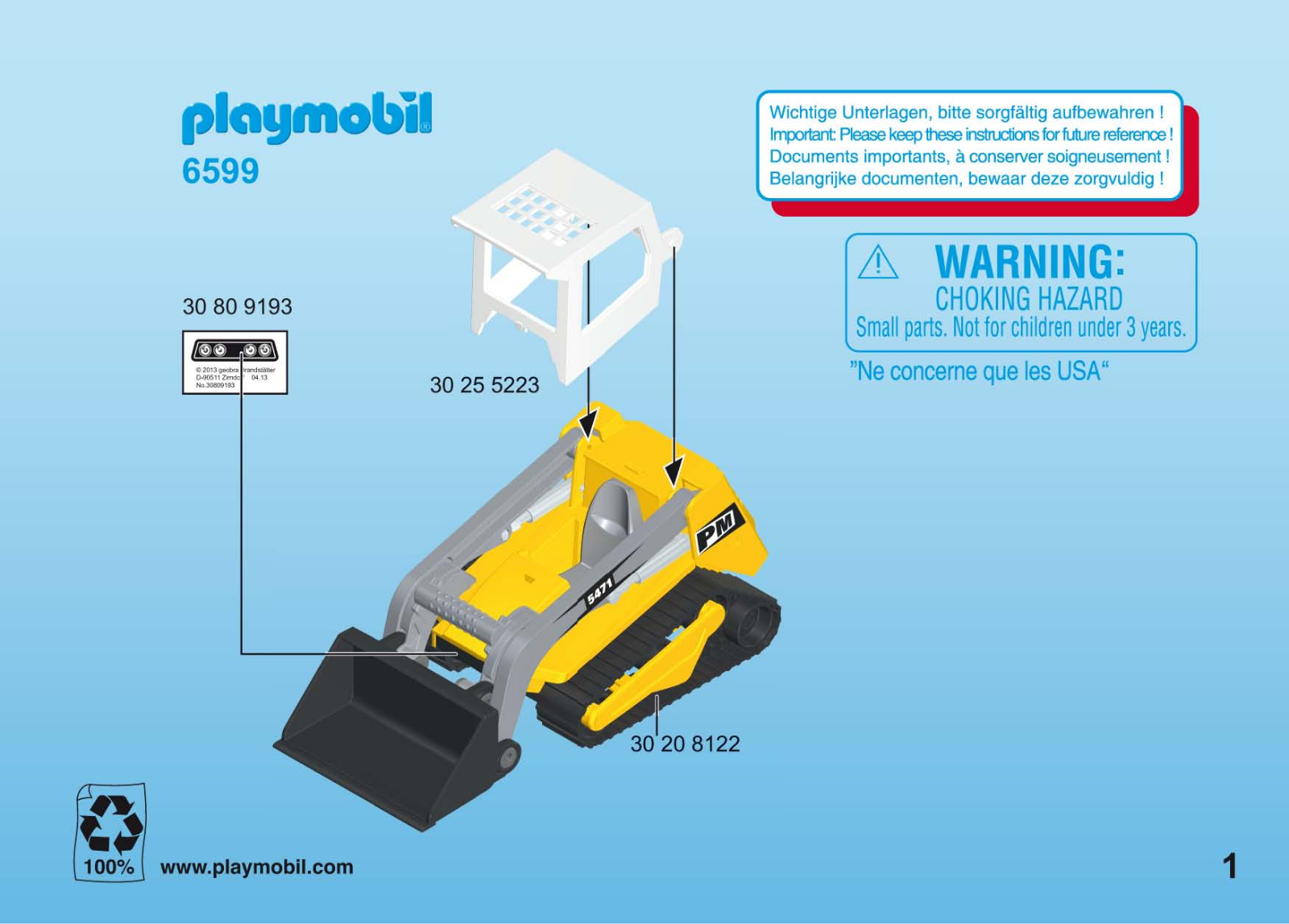 playmobil 6599 Instructions