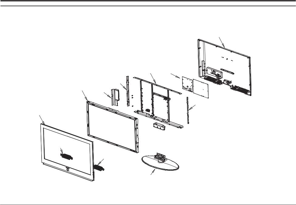 Samsung LA52F71BXSV 03 Exploded View & Part List