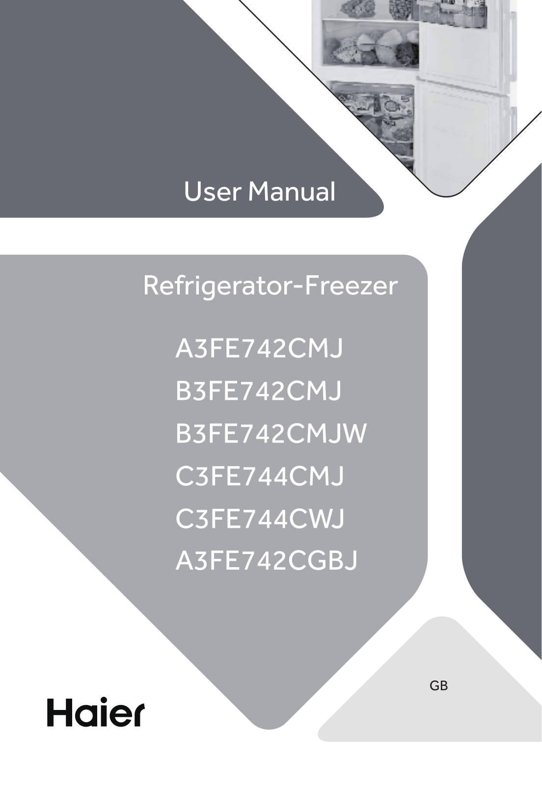 HAIER A3FE742CGBJ User Manual