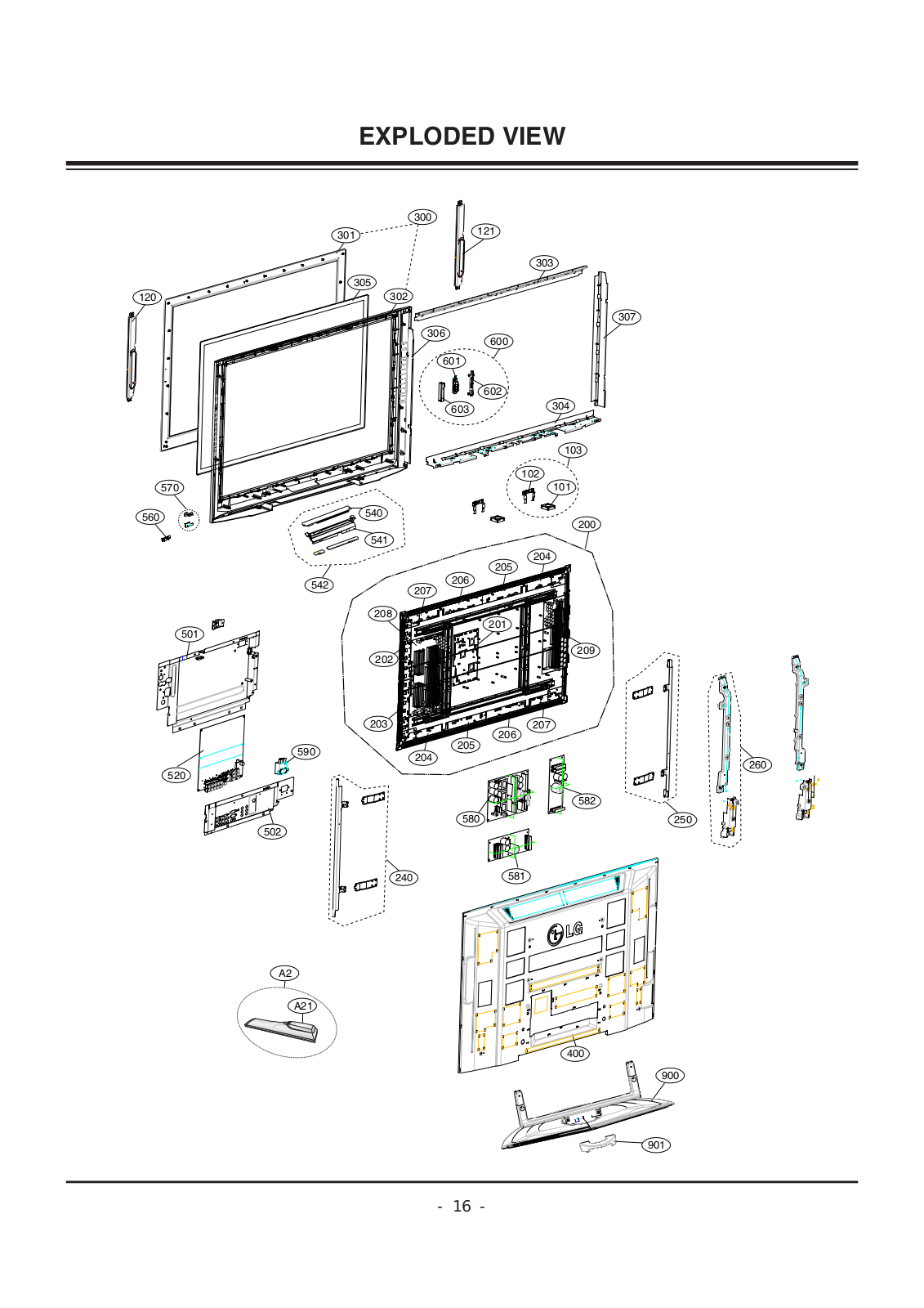 LG 60PY3D Diagram