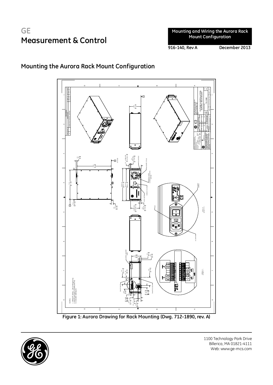 GE Sensing Aurora 19 Operating Manual