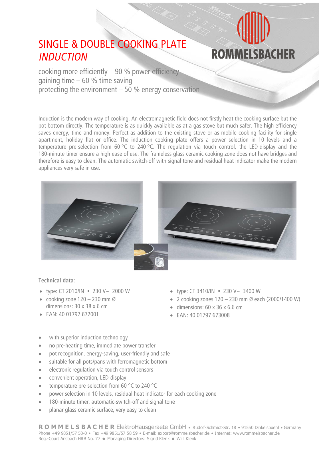 Rommelsbacher CT 2010-IN User Manual