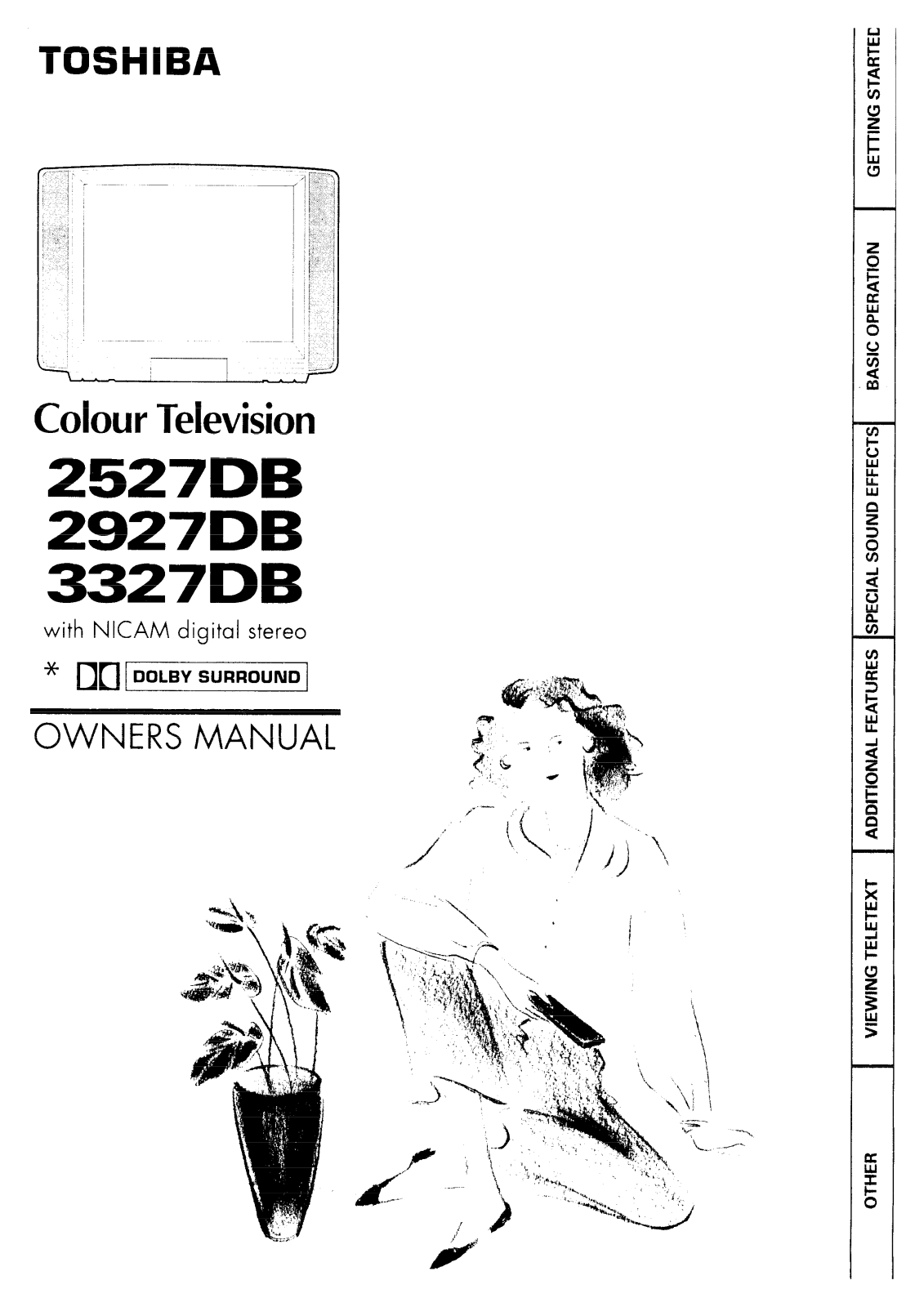 Toshiba 2527DB, 2927DB, 3327DB Owner Manual